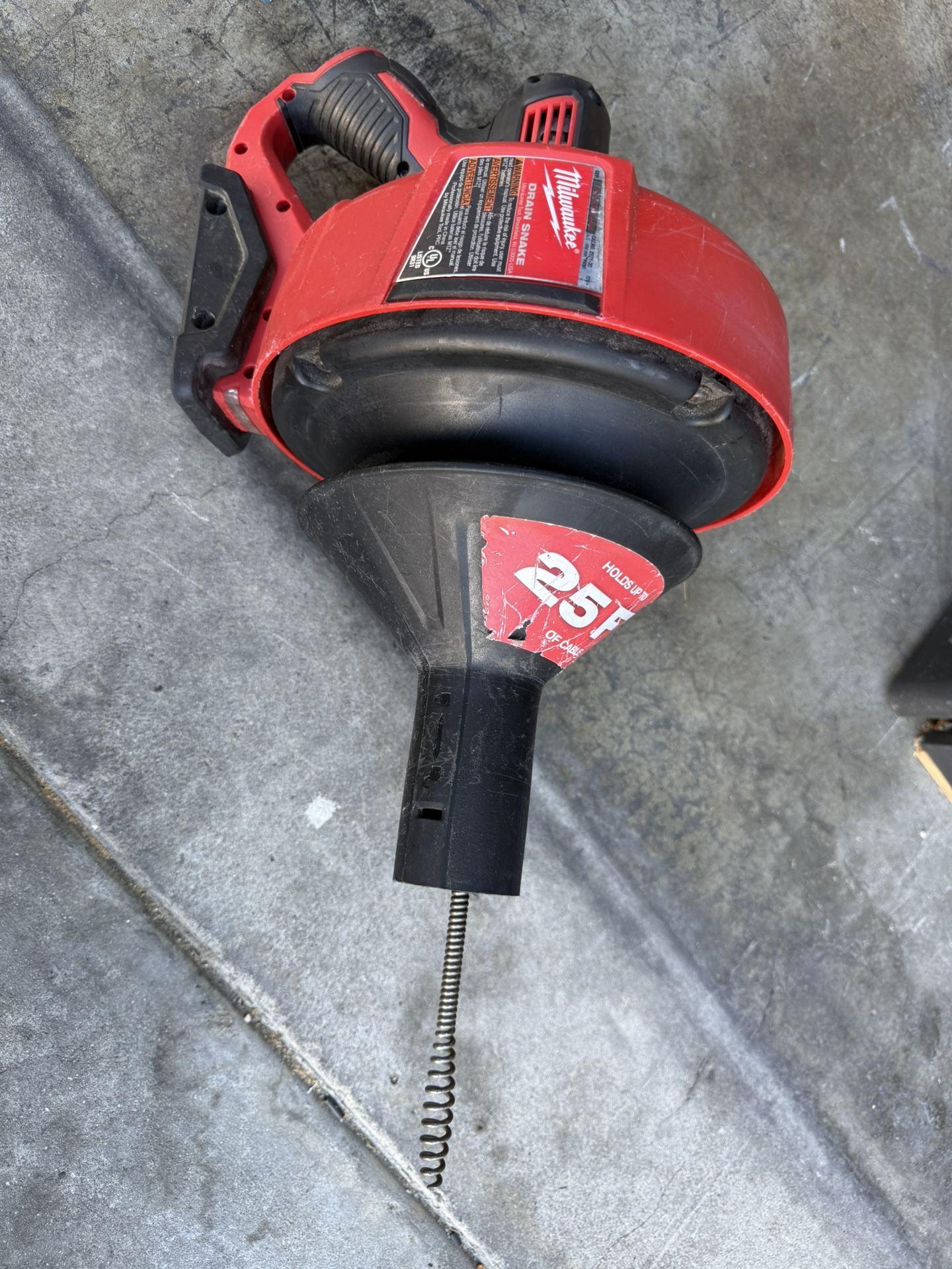 Milwaukee 2571-20 M12 Drain Snake Cleaning Machine (Tool Only)