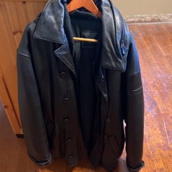 Leather Coat 