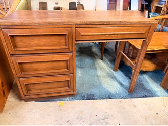 Wood desk