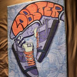 Custom Sb Purple Lobster Soft Rug