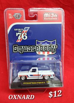FOR SALE BRAND NEW 

MIJO EXCLUSIVES 

M2 1:64 1976 Chevrolet Silverado Bonanza-10 SPIRIT 76 Squarebody