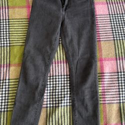Acne Women's Charcoal Skinny Jeans Size 25