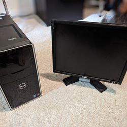 Dell Inspiron 3847 PC Tower With monitor 