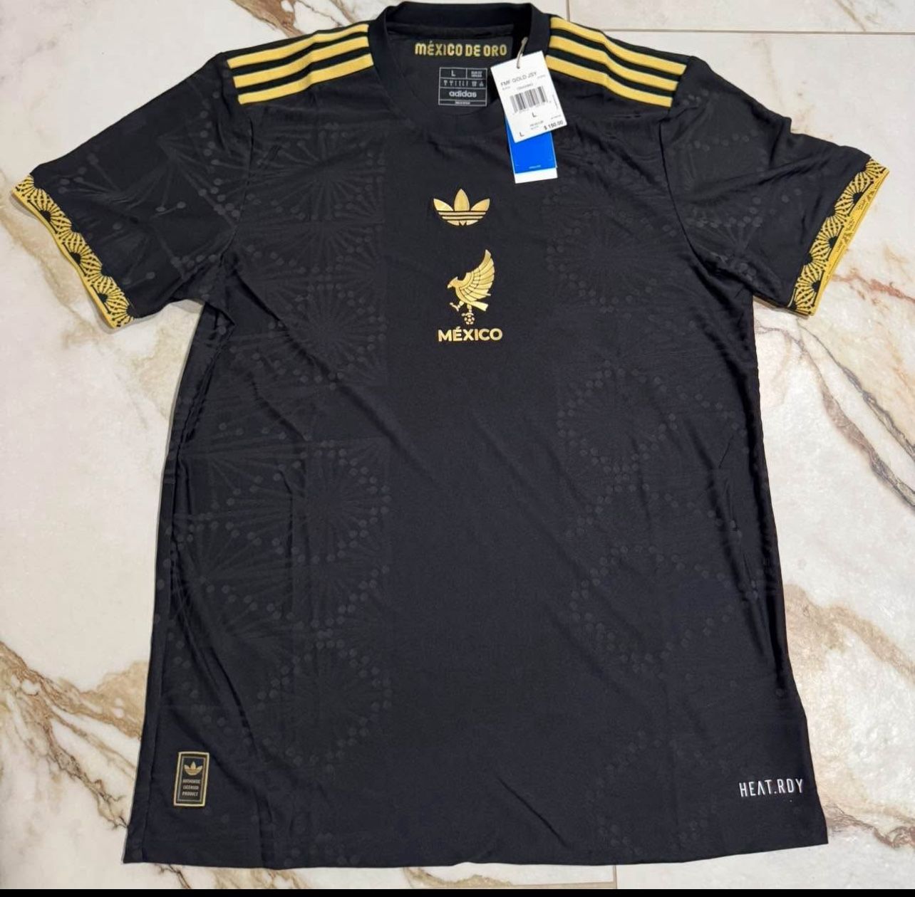 Soccer jersey Mexico black jersey long sleeve 2025 🇲🇽 player version and fan version Mexico de oro adults playera Negra fan version versión small