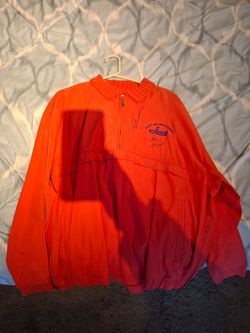 Tommy Bahama Ivar's Jacket signed by Steve Largent and Jim Zorn