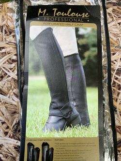 Medium Leather Half Chaps