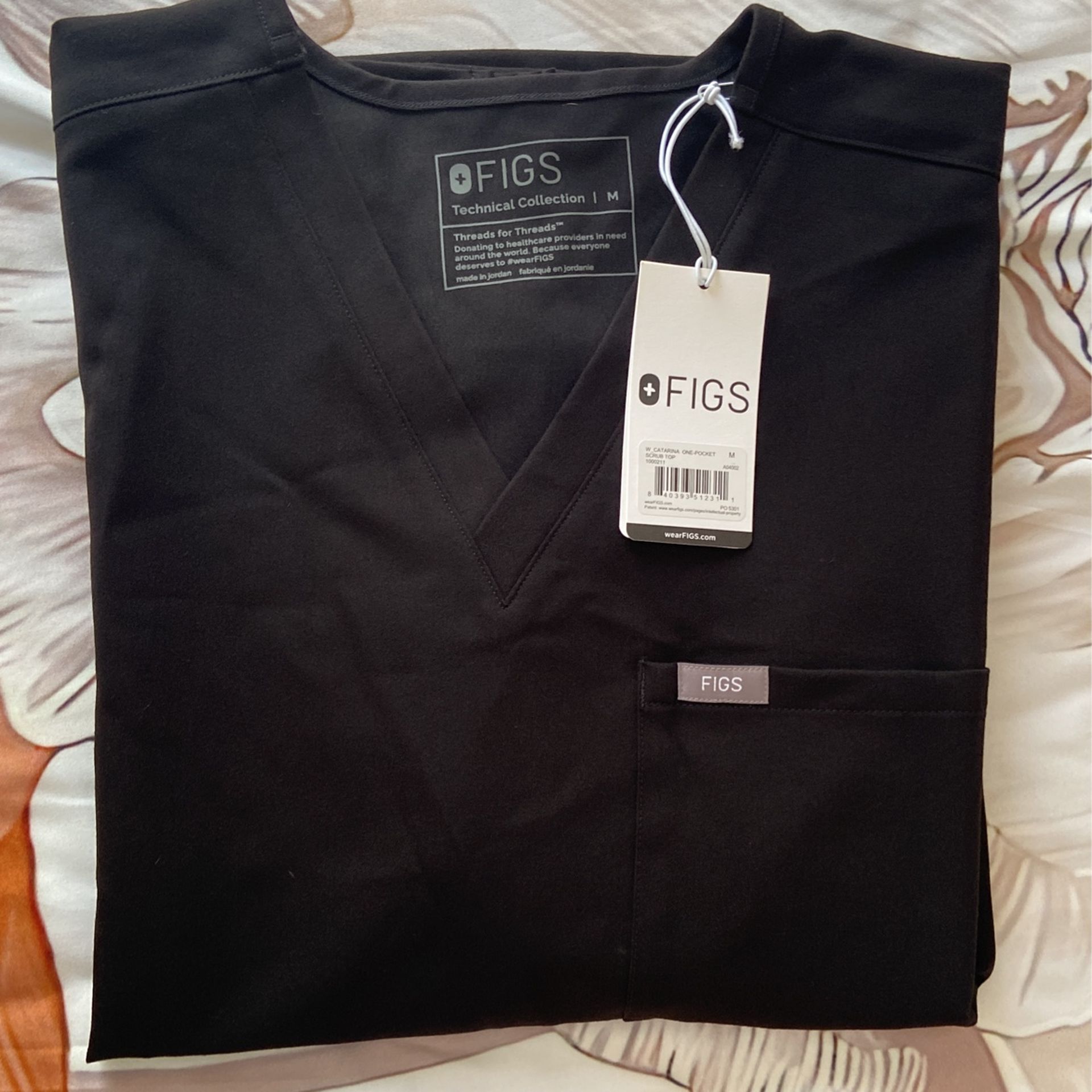 Figs Black Scrubs
