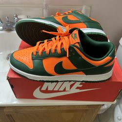 Miami Hurricanes Dunks Sz 11