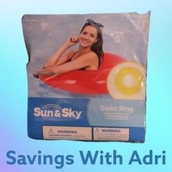 Sun & Sky Swim Ring Yellow