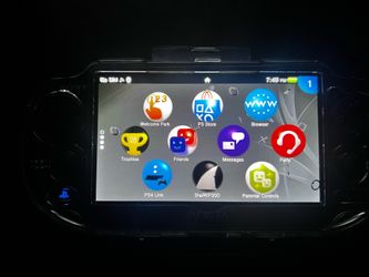 PS Vita OLED (PCH-1000) + 128GB SD2Vita + Case + Charger
