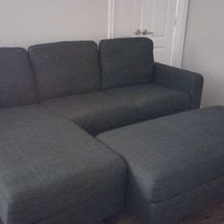 3  Seater Sofa With Ottoman