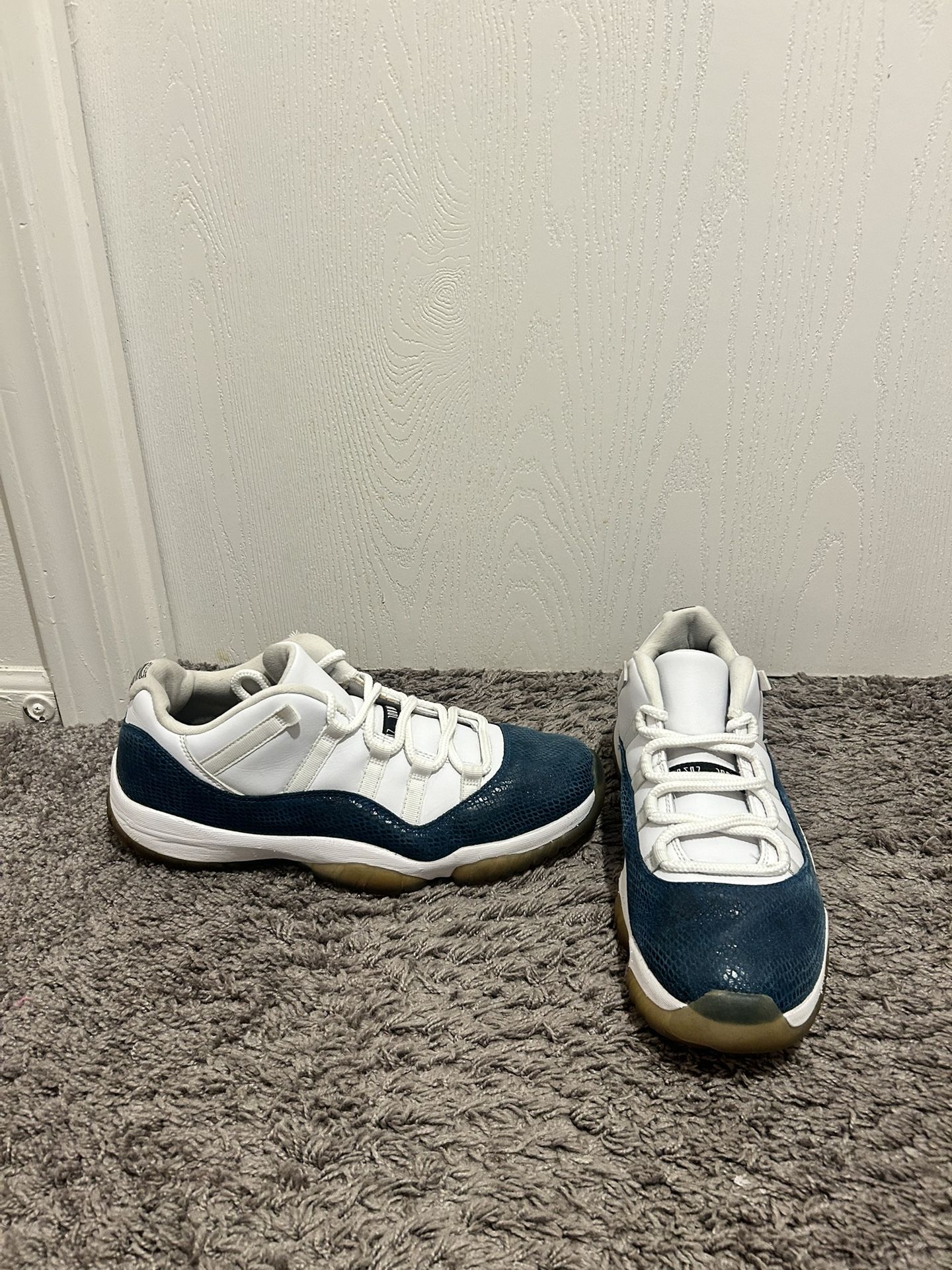 Jordan 11 Blue Snakeskin 