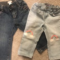 Girls 18-24 Month Jeans - 2 Pair