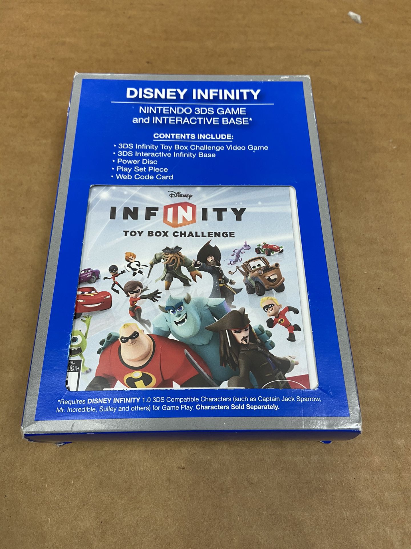 Disney Infinity Toy Box Challenge (Nintendo 3DS + Interactive Base) Brand New
