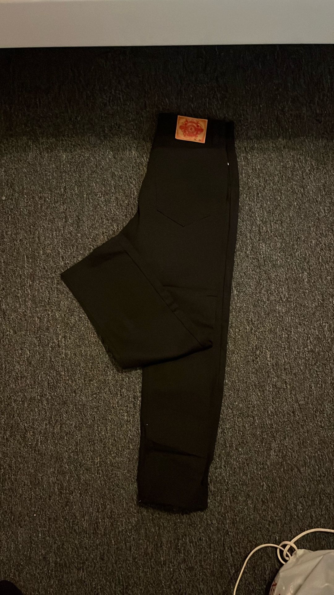 Straight Black Levi Jeans