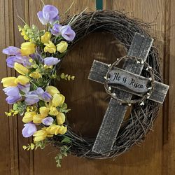 Spring/easter grapevine Wreath 