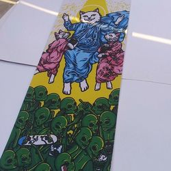 Rip n' dip Aliens and Cats Grip Tape