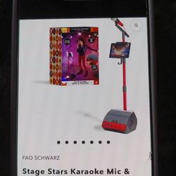Stage Stars Karaoke Mic 🎤 & Stand