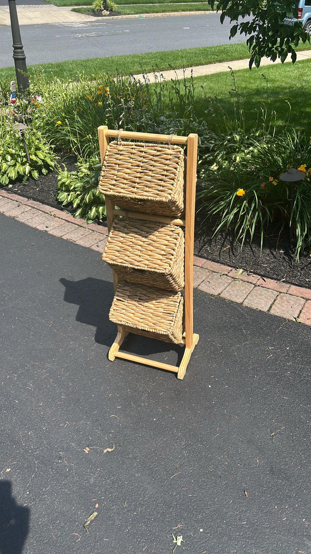 Three Bin Storage Container