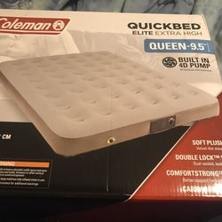 Coleman Quick bed Queen Air Mattress With Pump