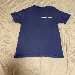 Chill Out Navy Blue T Shirt