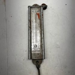 VINTAGE Hanson "The Viking" Model No. 8910 Hanging Scale w/ 100 LBS #A6