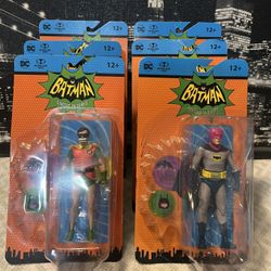 6 Dc Retro Batman 66. Action Figures
