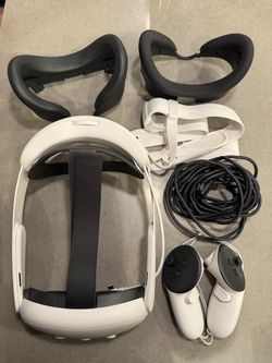 Meta Quest 3 128GB VR Bundle + Elite Battery Strap + Controllers + Accessories