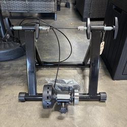 New Indoor Bike Trainer Stand for Exercise,Noise Reduction Stationary Bike Converter,8-Level Magnetic Resistance Bike Trainer