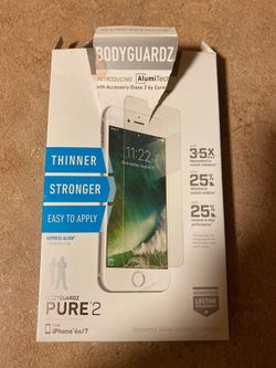 iphone 6s/7 Glass screen protector by Bodyguardz Pure 2