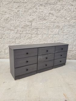 Gray Matte Wide Bedroom Dresser!