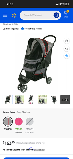 Doggy stroller like new! Used twice!