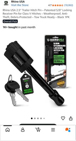 Rhino * USA Hitch Pin