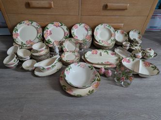 Large Lot Vintage Fransican Earthenware