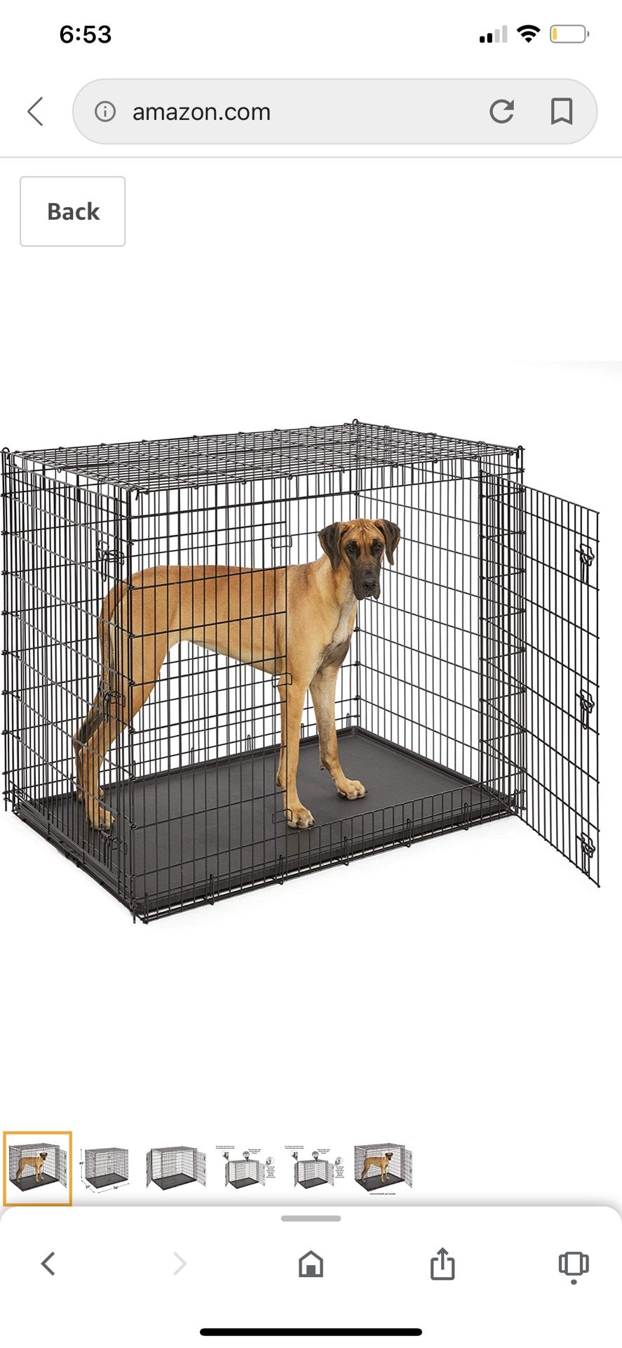 XX Large dog crate ( like new )