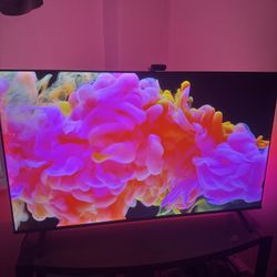 65” LED 4K UHD TV + Govee Backlights/Dual Camera