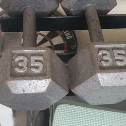 Dumbbells 35lb