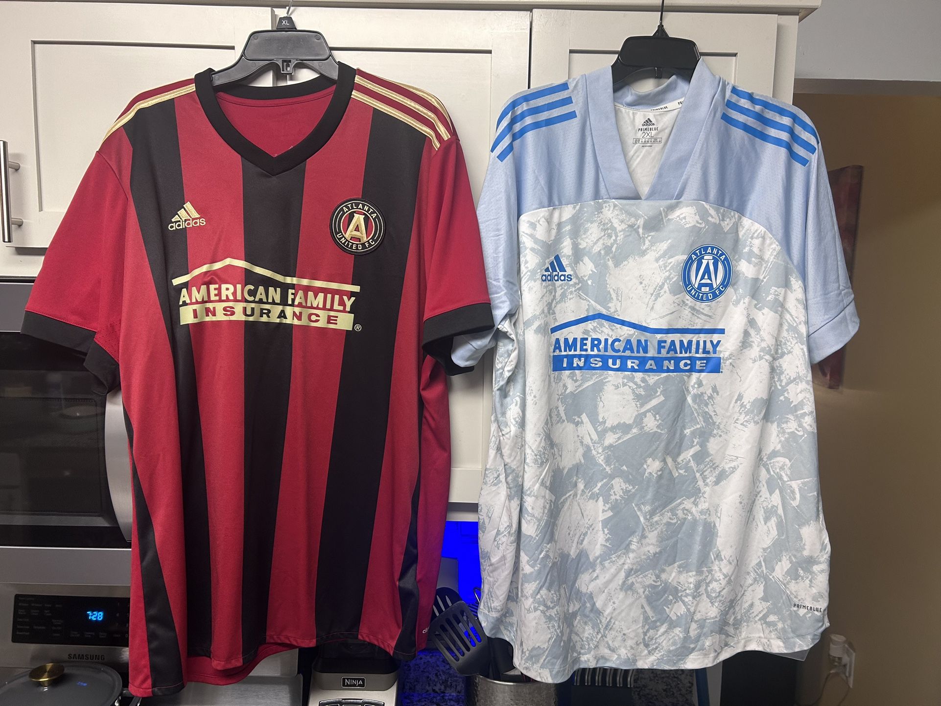 2 Atlanta United Adidas Jersey Size 2XL