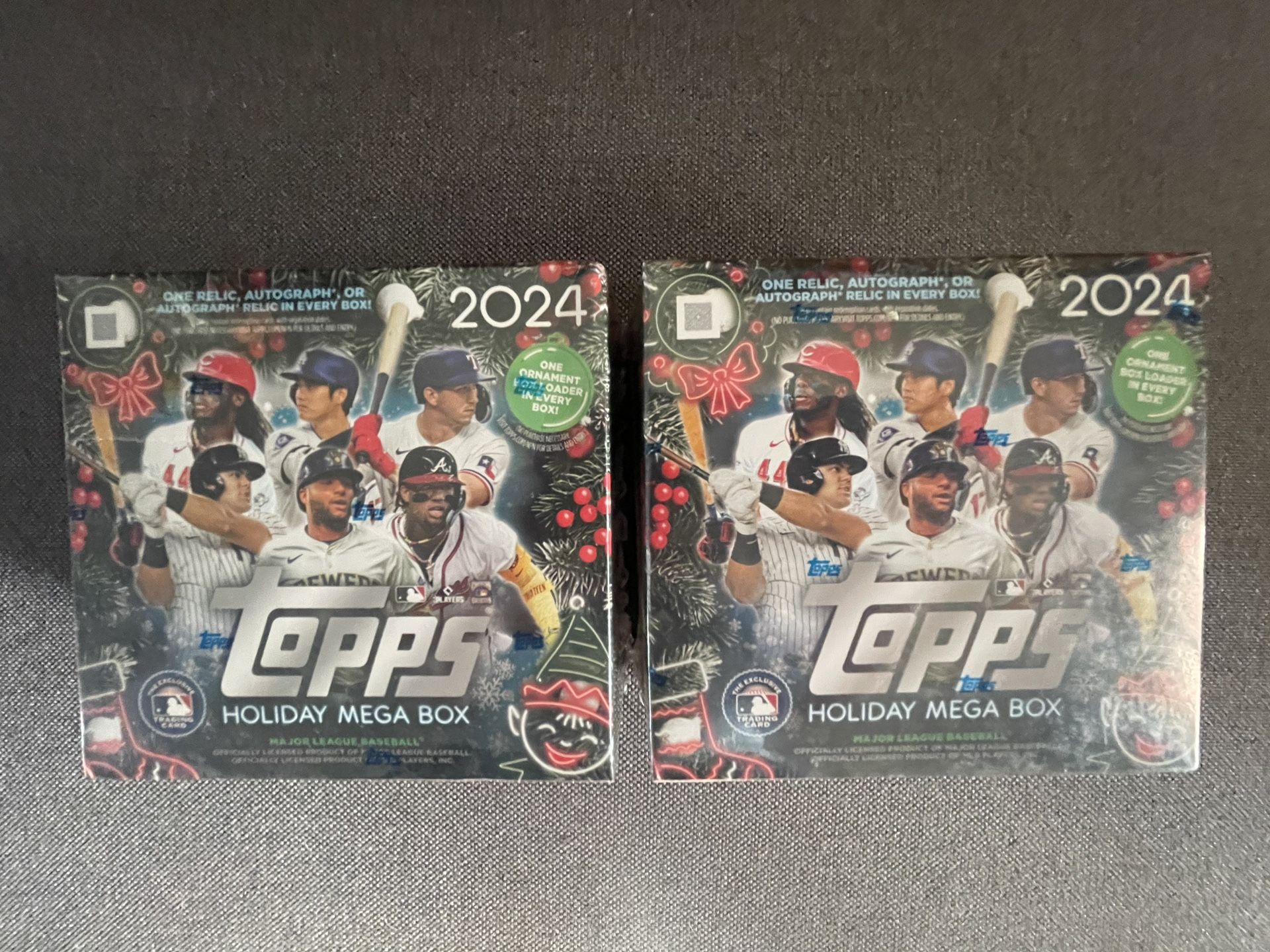 2024 TOPPS Holiday Mega box (2) Sealed