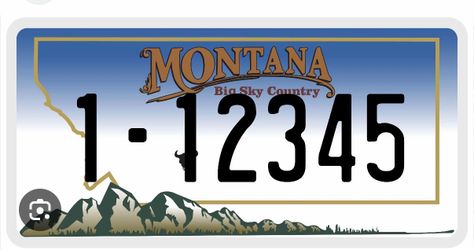Montana plates
