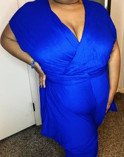 Fashion Nova Royal Blue Plus Size Jumpsuit Size 3X for Sale in Highland  Hills, OH - OfferUp