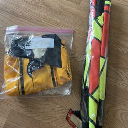 Soccer Referee Uniform Shirt And Flags