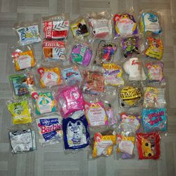 McDonald's Happy Meal Toys! Lot Of 33 Unopened Mostly from The 90s Mixed