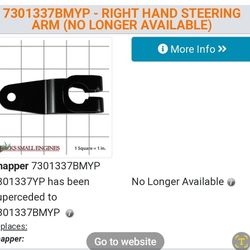 WANTED Right Hand Steering Arm 