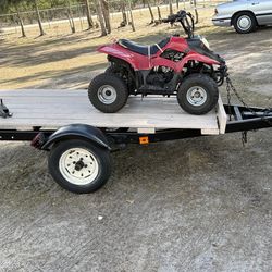 4 wheeler and trailer