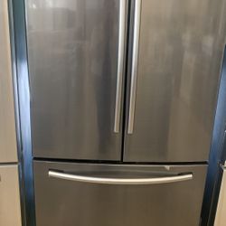 Samsung 36” French Door Fridge Stainless Working Perfectly 4 Month Warranty .