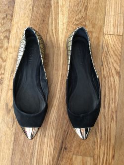 SCHUTZ pointy toe flats size 37