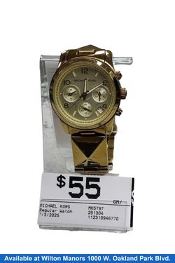 Michael Kors Mk5797 Gold Regular Watch