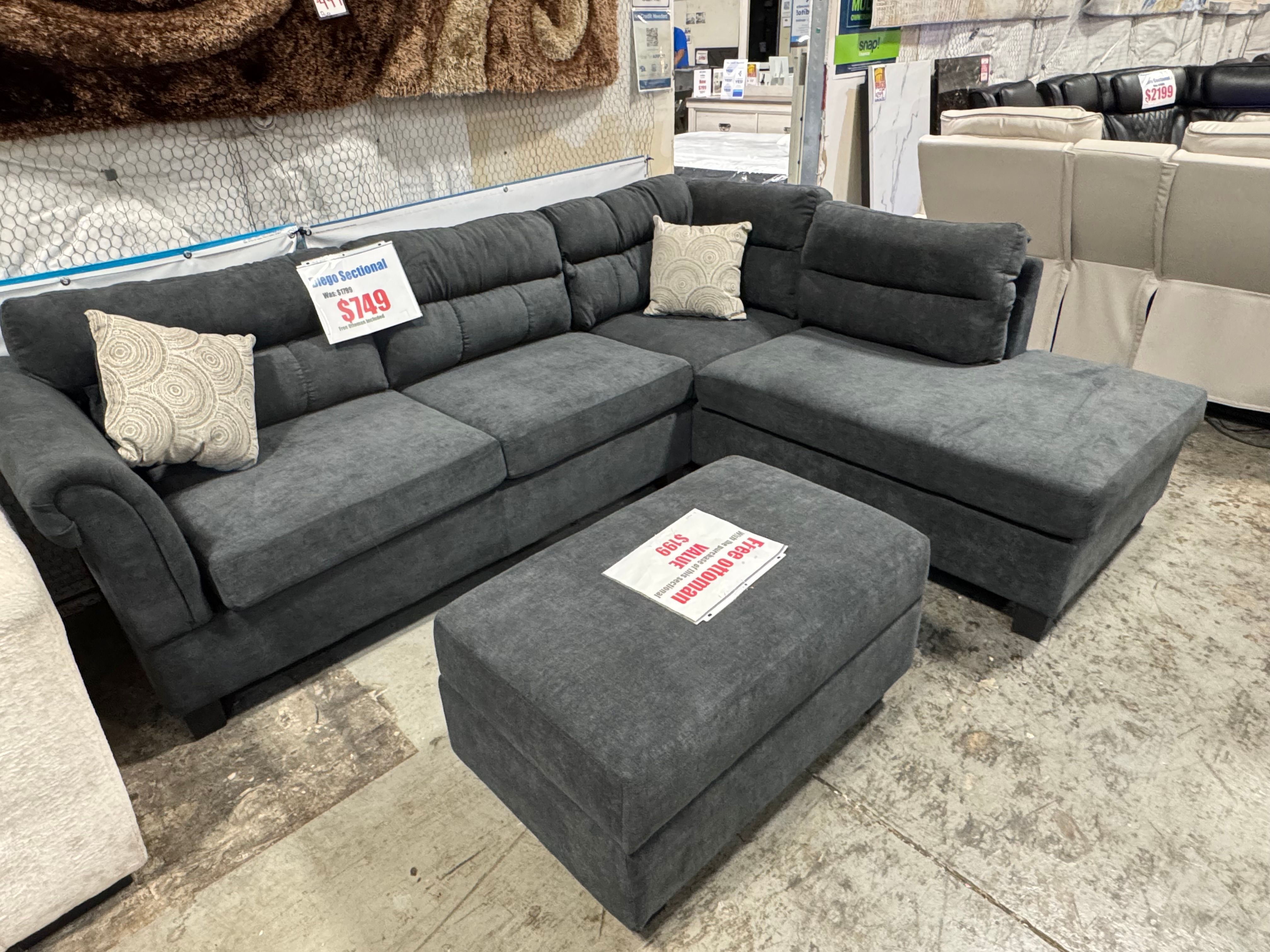 SECTIONAL SOFA (couch, sofa) !!NO CREDIT NEEDED !! TAKE IT HOME TODAY!! 🚛 SAME DAY DELIVERY AVAILABLE 🚚 Se Habla Español