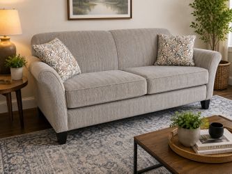 Beautiful Contemporary Sofa with Matching Designer Pillows